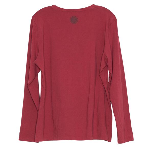 Life Is Good Top Falling In Love Cottage Fall Casual Cozy Crusher Tee Red Large - Picture 2 of 7